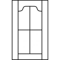 Hillsboro French Lite Cabinet Door (4 Lites)
